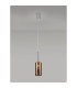 Baldwin 10cm Single Pendant 2m 1 x G9 Polished Chrome/Copper Type A Shade-3