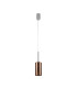 Baldwin 10cm Single Pendant 2m 1 x G9 Polished Chrome/Copper Type A Shade-5