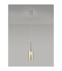 Baldwin 10cm Single Pendant 2m 1 x G9 Polished Chrome/Cognac Type A Shade-3