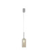 Baldwin 10cm Single Pendant 2m 1 x G9 Polished Chrome/Cognac Type A Shade-4