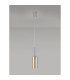 Baldwin 10cm Single Pendant 2m 1 x G9 Polished Chrome/Cognac Type A Shade-13