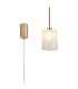 Baldwin 12cm Single Pendant 2m 1 x G9 French Gold/Frosted Type B Shade-1
