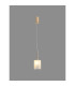 Baldwin 12cm Single Pendant 2m 1 x G9 French Gold/Frosted Type B Shade-3