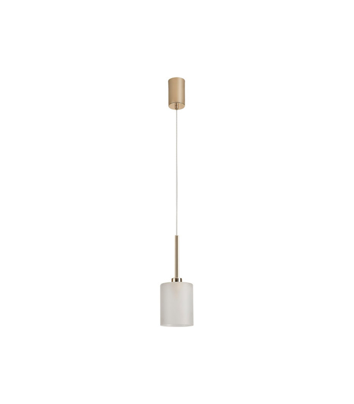 Baldwin 12cm Single Pendant 2m 1 x G9 French Gold/Frosted Type B Shade-5