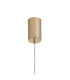 Baldwin 12cm Single Pendant 2m 1 x G9 French Gold/Frosted Type B Shade-6
