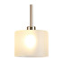Baldwin 12cm Single Pendant 2m 1 x G9 French Gold/Frosted Type B Shade-7