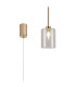Baldwin 12cm Single Pendant 2m 1 x G9 French Gold/Clear Type B Shade-1