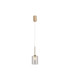 Baldwin 12cm Single Pendant 2m 1 x G9 French Gold/Clear Type B Shade-4