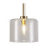 Baldwin 12cm Single Pendant 2m 1 x G9 French Gold/Clear Type B Shade-6