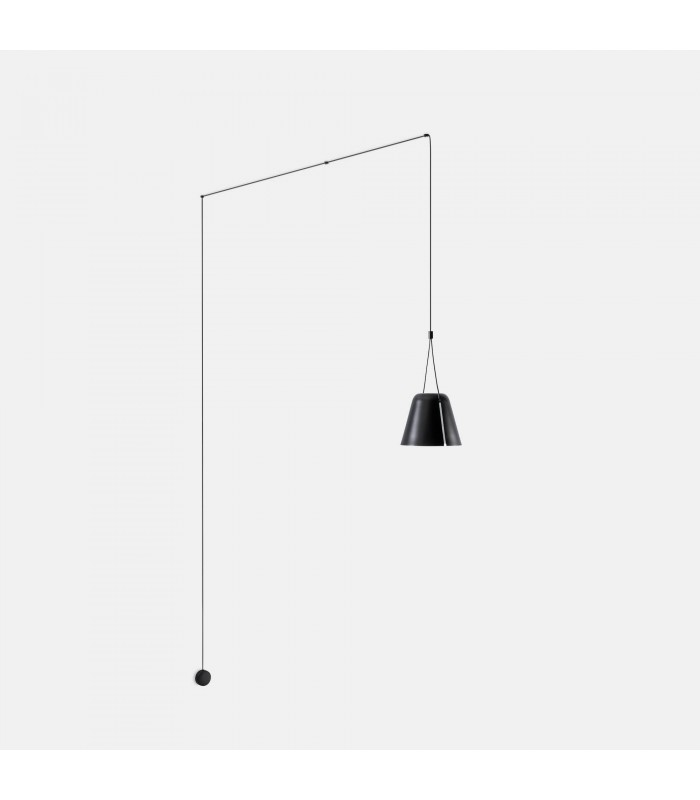 Wall Light Matt Black 1x E27 - 1