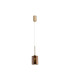 Baldwin 12cm Single Pendant 2m 1 x G9 French Gold/Copper Type B Shade-4