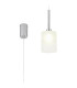 Baldwin 12cm Single Pendant 2m 1 x G9 Polished Chrome/Frosted Type B Shade-1
