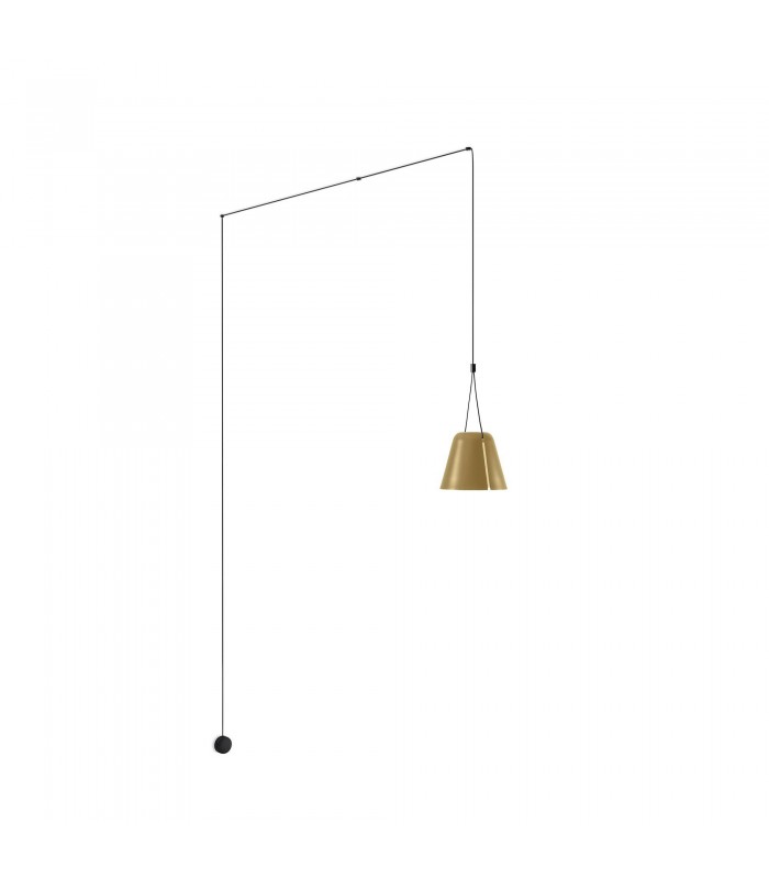Wall Light Matt Gold 1x E27 - 1