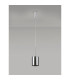 Baldwin 12cm Single Pendant 2m 1 x G9 Polished Chrome/Chrome Type B Shade-13