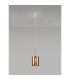 Baldwin 12cm Single Pendant 2m 1 x G9 Polished Chrome/Copper Type B Shade-3