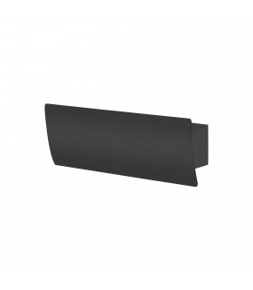 LED Flush Wall Light Black Phase Cut Dimming 35cm 3857lm 3000K - 1