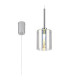 Baldwin 12cm Single Pendant 2m 1 x G9 Polished Chrome/Iridescent Type B Shade-1