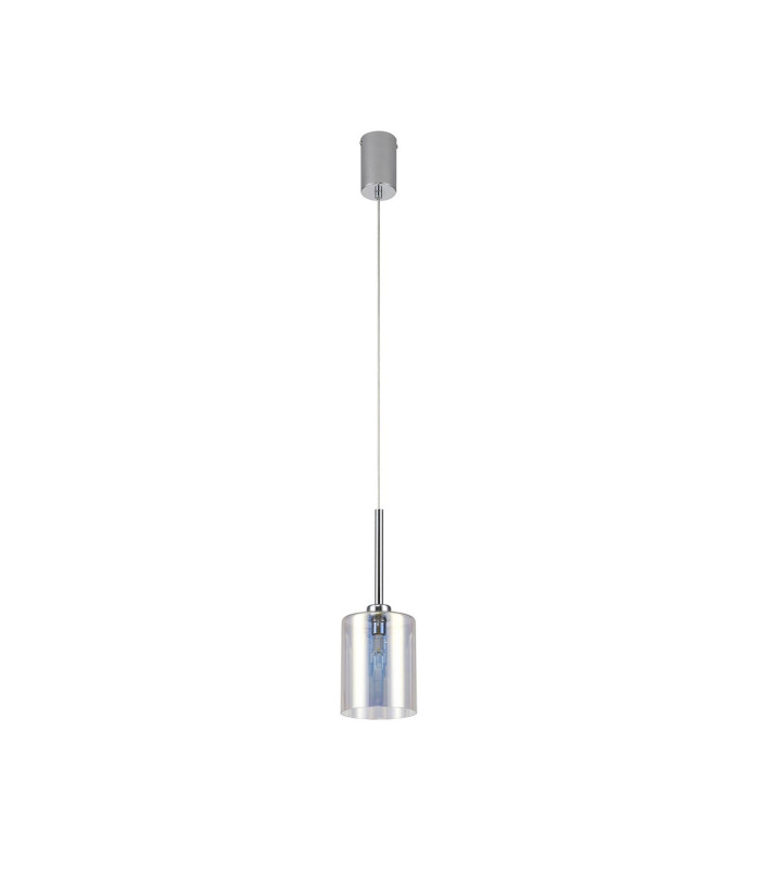 Baldwin 12cm Single Pendant 2m 1 x G9 Polished Chrome/Iridescent Type B Shade-5