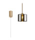 Baldwin 12cm Single Pendant 2m 1 x G9 French Gold/Chrome Type A Shade-1