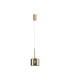 Baldwin 12cm Single Pendant 2m 1 x G9 French Gold/Chrome Type A Shade-4