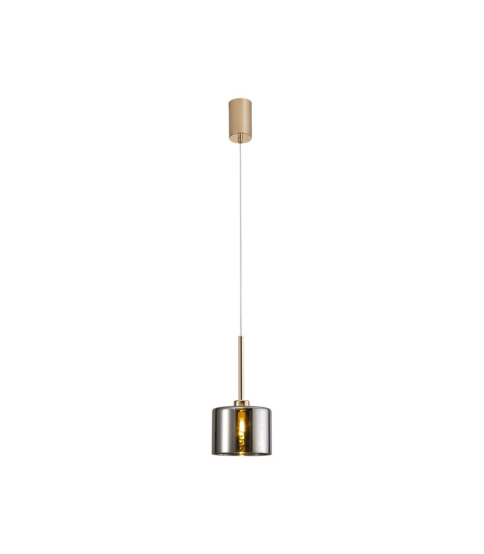 Baldwin 12cm Single Pendant 2m 1 x G9 French Gold/Chrome Type A Shade-4