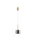 Baldwin 12cm Single Pendant 2m 1 x G9 French Gold/Chrome Type A Shade-5