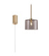 Baldwin 12cm Single Pendant 2m 1 x G9 French Gold/Smoked Type A Shade-1