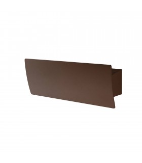 LED Flush Wall Light Brown 35cm 3857lm 3000K - 1