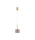 Baldwin 12cm Single Pendant 2m 1 x G9 French Gold/Smoked Type A Shade-4