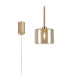Baldwin 12cm Single Pendant 2m 1 x G9 French Gold/Cognac Type A Shade-1