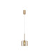 Baldwin 12cm Single Pendant 2m 1 x G9 French Gold/Cognac Type A Shade-4