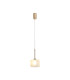 Baldwin 15cm Single Pendant 2m 1 x G9 French Gold/Frosted Type C Shade-3