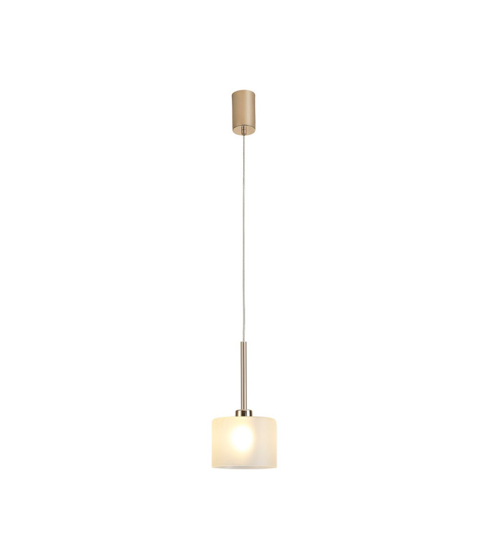Baldwin 15cm Single Pendant 2m 1 x G9 French Gold/Frosted Type C Shade-3