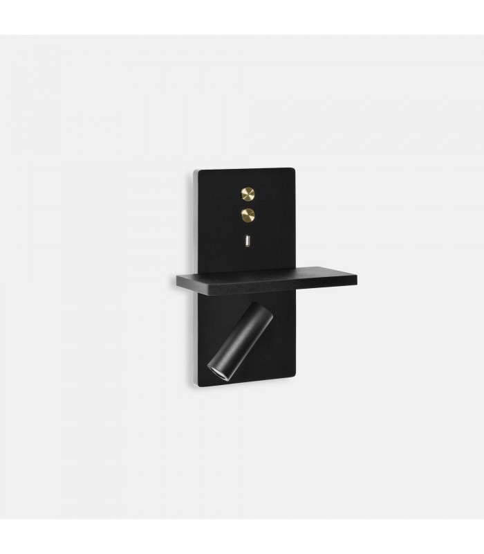 LED Reading USB Light Black Gold 175lm 2700K - 1