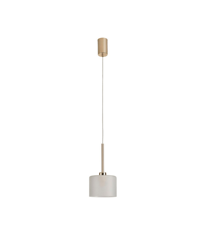 Baldwin 15cm Single Pendant 2m 1 x G9 French Gold/Frosted Type C Shade-4