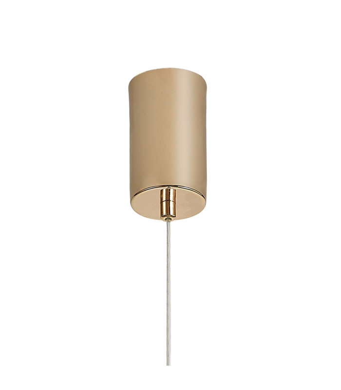 Baldwin 15cm Single Pendant 2m 1 x G9 French Gold/Frosted Type C Shade-6
