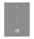 Baldwin 15cm Single Pendant 2m 1 x G9 French Gold/Frosted Type C Shade-14