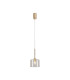 Baldwin 15cm Single Pendant 2m 1 x G9 French Gold/Clear Type C Shade-4