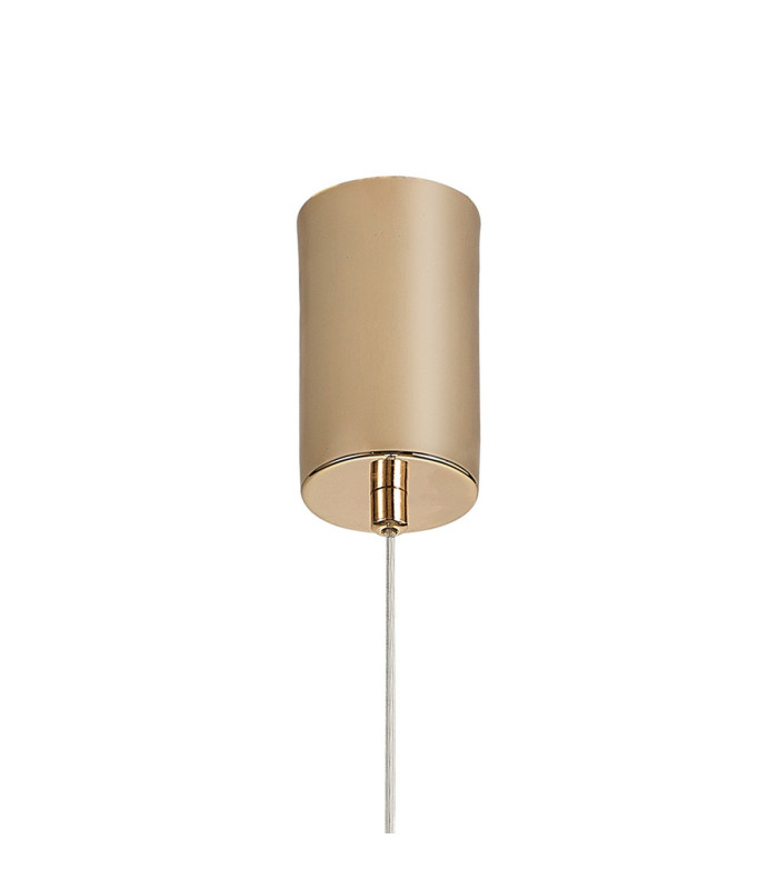 Baldwin 15cm Single Pendant 2m 1 x G9 French Gold/Clear Type C Shade-7