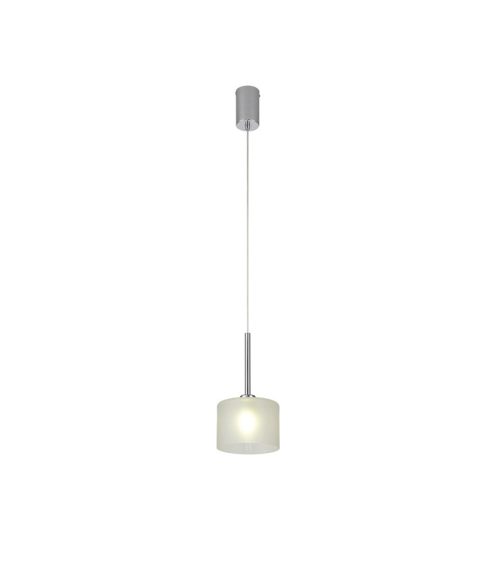 Baldwin 15cm Single Pendant 2m 1 x G9 Polished Chrome/Frosted Type C Shade-4