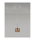 Baldwin 15cm Single Pendant 2m 1 x G9 Polished Chrome/Copper Type C Shade-3