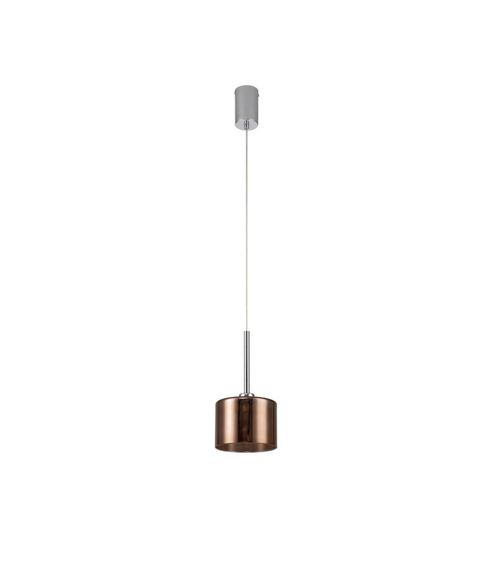 Baldwin 15cm Single Pendant 2m 1 x G9 Polished Chrome/Copper Type C Shade-5
