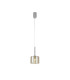 Baldwin 15cm Single Pendant 2m 1 x G9 Polished Chrome/Cognac Type C Shade-4