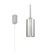 Baldwin 10cm Single Pendant 2m 1 x G9 Polished Chrome/Chrome Lined Type A Shade-1