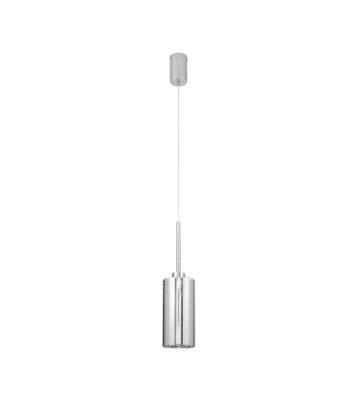 Baldwin 10cm Single Pendant 2m 1 x G9 Polished Chrome/Chrome Lined Type A Shade-4