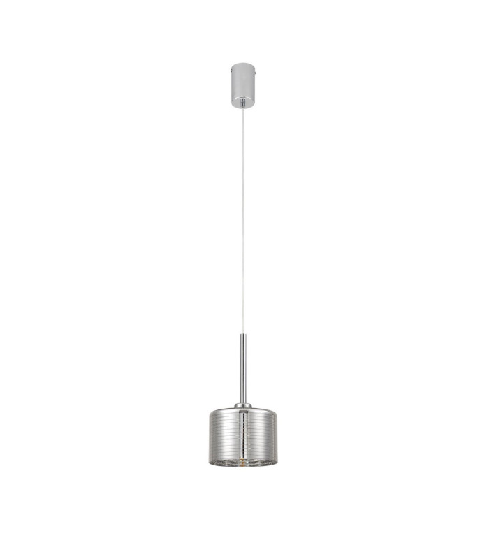 Baldwin 12cm Single Pendant 2m 1 x G9 Polished Chrome/Chrome Lined Type B Shade-4