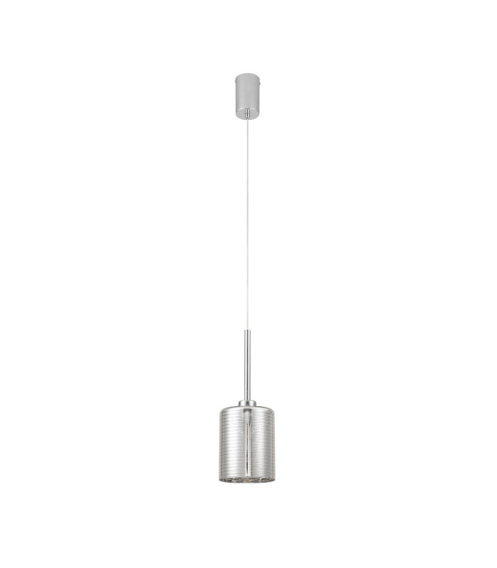 Baldwin 12cm Single Pendant 2m 1 x G9 Polished Chrome/Chrome Lined Type B Shade-5