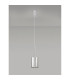 Baldwin 12cm Single Pendant 2m 1 x G9 Polished Chrome/Chrome Lined Type B Shade-12