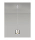 Baldwin 15cm Single Pendant 2m 1 x G9 Polished Chrome/Chrome Lined Type C Shade-3