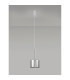 Baldwin 15cm Single Pendant 2m 1 x G9 Polished Chrome/Chrome Lined Type C Shade-12
